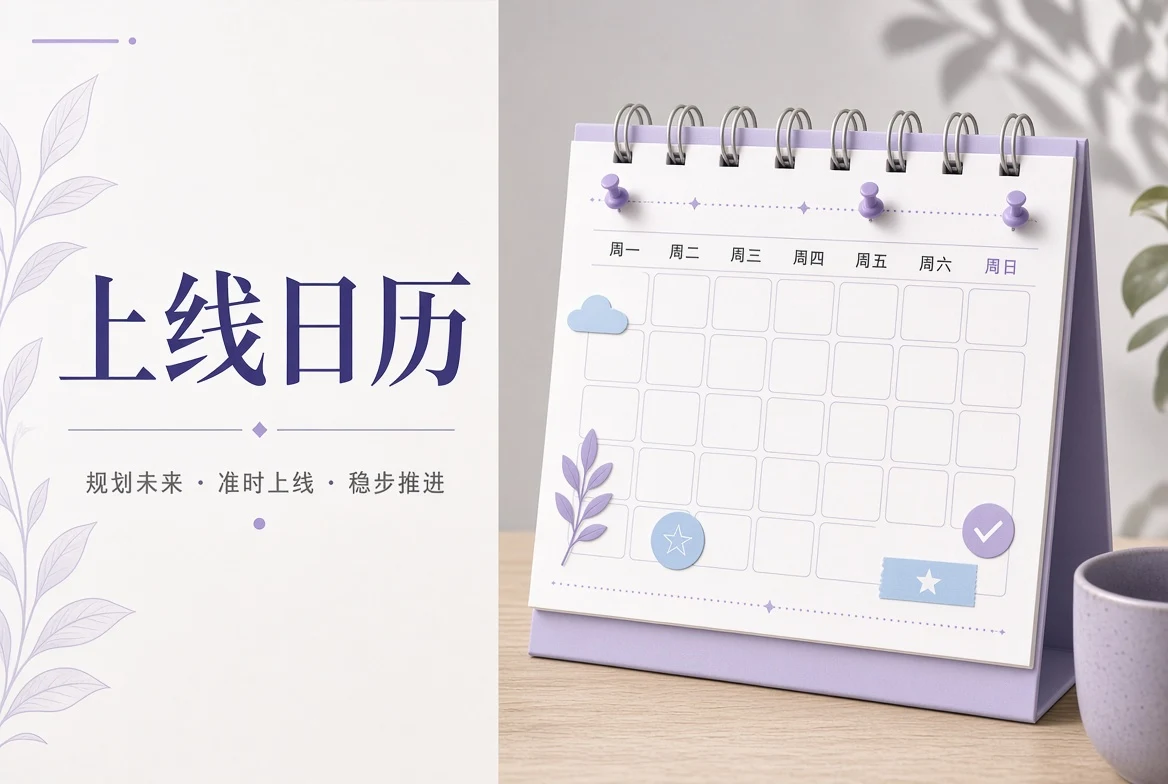 上线日历内容配图